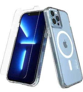 Pelican iPhone 13 Pro Case w/ Premium Tempered Screen Protector [MagSafe] - Picture 1 of 7