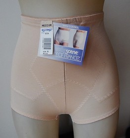 Vintage Lily of France "Triple Control"  brief style panty girdle  sz M  NEW