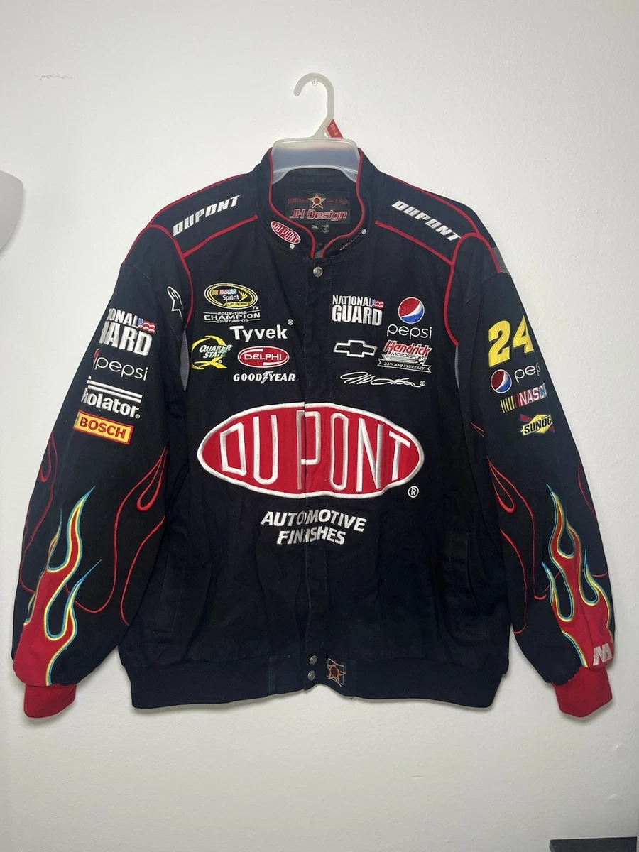 DUPONT デュポン　フレイム　刺繍　レーシングジャケット NASCAR ナスカー JHデザイン DUPONT デュポン レーシングジャケット J.G