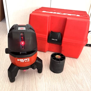 USADO HIlti Multi línea láser nivel PM 4-M 01 herramienta de medición con estuche - Imagen 1 de 13