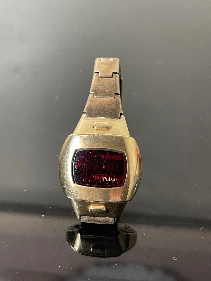 Vintage Pulsar P3 Women’s Watch Time Computer #708463 LED 14K Gold-Filled Works! - Image 1 of 4