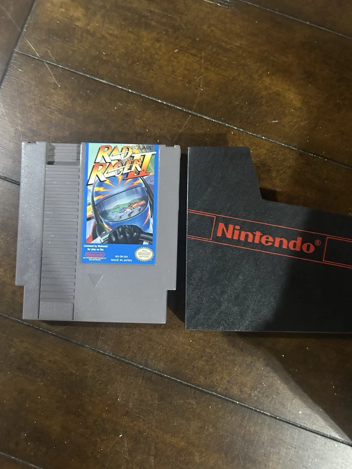 Rad Racer II 2 (Nintendo Entertainment System, NES, 1990) Game Tested & Working! - Image 1 of 1