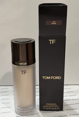 Tom Ford Traceless Soft Matte Foundation / Makeup  0.0 Pearl - 1 oz.  With  Box - Image 1 of 2