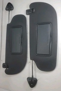 2006-11 Mercury Grand Marquis Ford Crown Vic LH & RH Sun Visors Pair Black OEM  - Picture 1 of 24