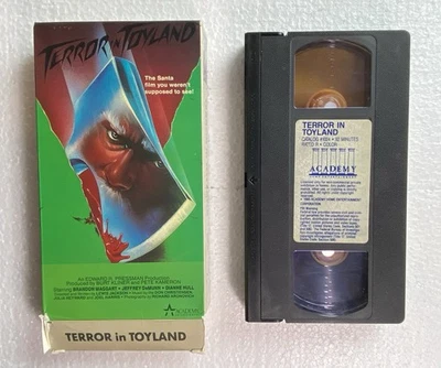 Terror In Toyland Aka Christmas Evil Academy 1st Slip Horror Gore Cult Trash VHS - Image 1 of 4