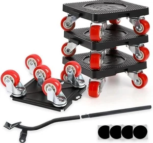 4 Pack Furniture Lifter ToolFurniture Lift Mover Tool Set with 360° Rotation ... - Picture 1 of 1