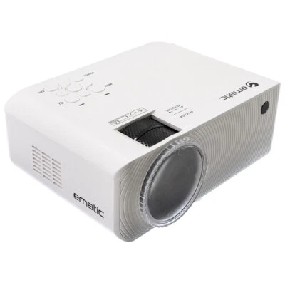 Ematic HD-Pro 720p LCD Projector - White -EPJ720P- - Image 1 of 4