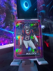 2024 Topps Chrome - Rookies Calen Bullock #293 Pink Refractor (RC) - Picture 1 of 2