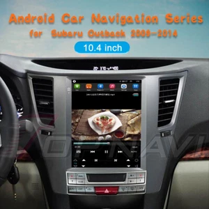 10.4"HD Car Media Player for Subaru Outback 2009-2014 Carplay GPS Navi DSP FM/AM - Picture 1 of 17