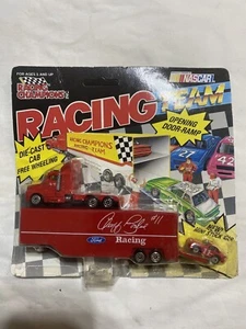1:87 Racing Champions 1991 #11 Geoff Bodine Team Transporter Ford Racing - Picture 1 of 3