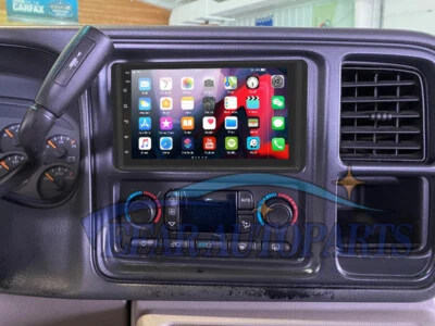 CARPLAY ANDROID 13 GPS NAVI FOR 2003-2006 GMC SIERRA 1500 2500 3500 STEREO RADIO - Image 1 of 4