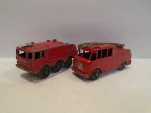 Lote Matchbox - 9 Merryweather Bomberos, 63 Foamite Crash Tender - Imagen 1 de 7