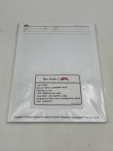 Tom Sachs JPL Notizblock 50 Seiten gedruckt in NYC - neu versiegelt - Bild 1 von 6