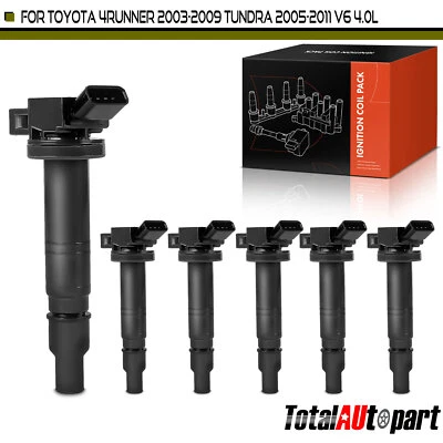 6x Bobinas de encendido para Toyota 4Runner 2003 2004-2009 Tundra 2005 2006-2011 4,0 L Foto 1 de 4