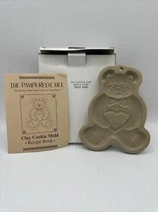 Molde para galletas de gres de oso de peluche 1991 chef mimado vintage - Imagen 1 de 7