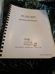 Bally Jr pacman arcade manuals  - Picture 1 of 2