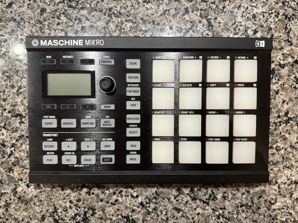 MIDI Controller - Maschine Mikro MK2 Native Instruments Black with Software - Image 1 of 3