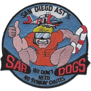 Coast Guard AST's San Diego SAR DOGS Patch - Bild 1 von 6