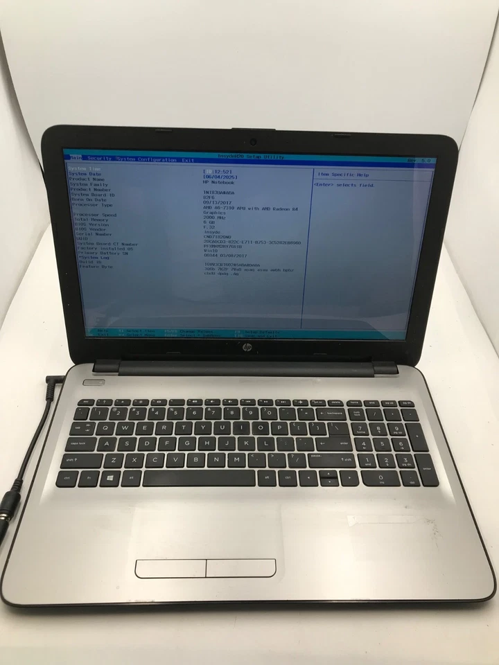 HP 15-BA018DS 15" Touch AMD Quad-Core A6-7310 Radeon R4 6 Gb RAM- MZ - Image 1 of 4