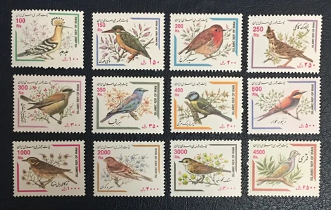 Worldwide,middle east Stamps,2000, MNH, Sc#2776-86, Seri 10, Birds Cover