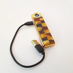 Electronic Lighter USB Charging Windproof Flameless Gasless Cigarette Lighter - Picture 1 of 13