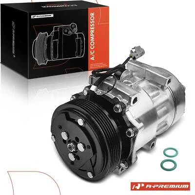 Compresor de aire acondicionado A-Premium con compresor SD709 para Dodge Dakota 96-02 Jeep TJ XJ Foto 1 de 4