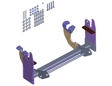 Suporte para veículo SnowDogg 16062280 HD/EX/VX para 2013-2018 RAM 2500/3500 - Imagem 1 de 1