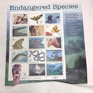 Endangered Species US Stamps 3105 issued October 1996 Never Hinged Colorful - Picture 1 of 7