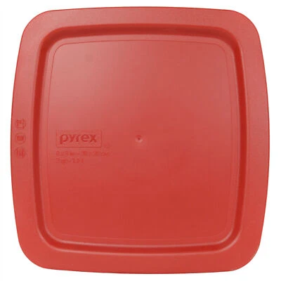Tapa de plástico Pyrex C-222-PC 2qt rojo amapola fácil agarre Foto 1 de 2