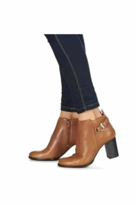 Botines para mujer Vero Moda, 100 % cuero natural EU41 - Imagen 1 de 4