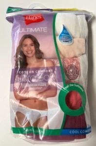 Hanes Women's Panties Size 7 Bikinis Cotton Ultrasoft BONUS 6 Pack MSRP $24.00 - Picture 1 of 4