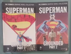 DC Comics Graphic Novel Sammlung Superman: Grounded Teile 1 & 2 NEU Eaglemoss - Bild 1 von 4