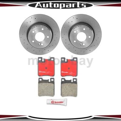 Pastillas de freno y rotores traseros Brembo para Mercedes-Benz E300 1998 Foto 1 de 4