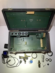 Bausch & Lomb Physicians Microscope Vintage with Lots of Extras - Picture 1 of 12