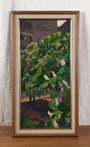 Blühende Bäume, Frühlingslandschaft, Original Öl, ukrainischer Künstler Krishtopenko - Bild 1 von 9