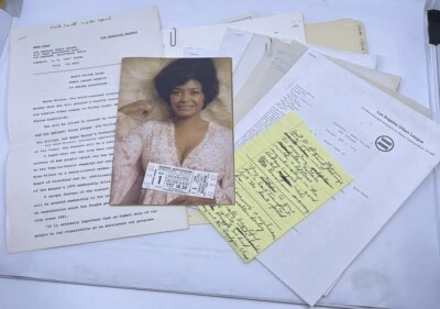 1970 LA Urban League Nancy Wilson Civil Rights Concert Schedule Lot Vintage RARE Foto 1 de 4