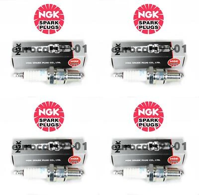 Velas de ignição Volkswagen Rabbit NGK 7131 BPR6ES conjunto de 4 - Imagem 1 de 2