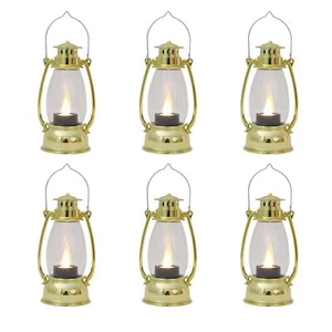 6 Pcs LED Mini Lanterns Indoor Outdoor Decorative Hanging Lanterns for Party - Picture 1 of 9