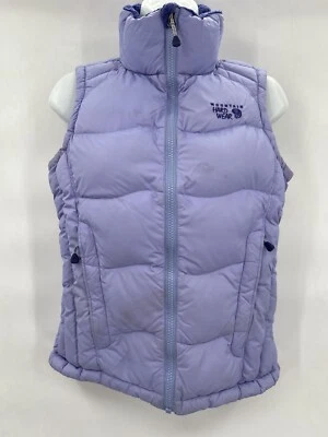 Chaleco acolchado con cremallera completa usado en excelente estado MOUNTAIN HARDWEAR - púrpura - talla XS para mujer Foto 1 de 4