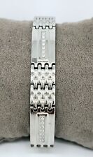 BLACK JACK Men brand Solid Stainless Steel prong CZ GLOSS Tennis Bracelet 8.25in