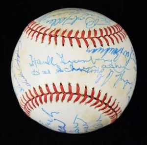 Hank Greenberg und 21 andere Hall of Famers signiert MacPhail Baseball - Bild 1 von 8