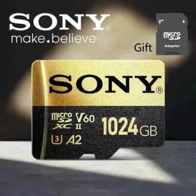SONY Micro SD Card scheda di memoria SD ad alta velocità 128GB 256GB 32GB 64GB M - Immagine 1 di 4