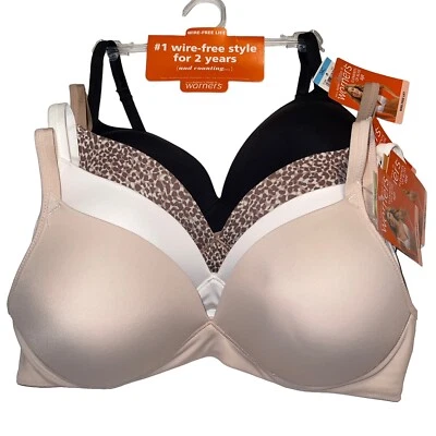 Warner's Bra Wirefree Lift Bump Shaping Contour Padded Elements of Bliss 1298 - Image 1 of 4
