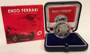 Dedica a Enzo Ferrari moneta d'argento da collezione a tiratura limitata 8k pcs - Foto 1 di 8