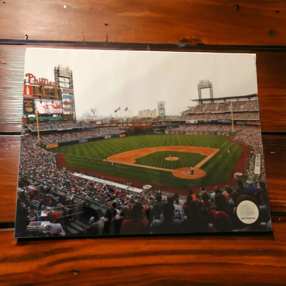 Foto del estadio de los Filis Ryan Howard béisbol Citizens Bank Park oficial 2008 de colección Foto 1 de 4