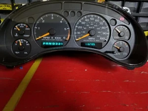 REBUILT Speedometer US Cluster With Tachometer Fits 2000 BLAZER S10/JIMMY 356 - Picture 1 of 12