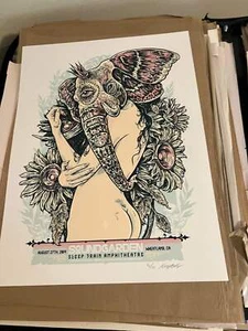 Soundgarden Schlafzug Wheatland ca August angryblue 2014 SIGNIERT! - Bild 1 von 4