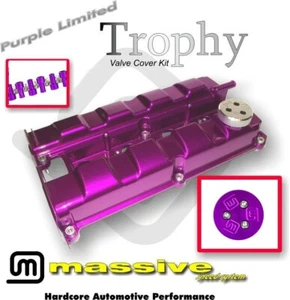 MSS Trophy Engine Cam Valve Cover Kit Focus SVT ST170 2.0 w SS Hardware Cap - Picture 1 of 3