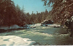 WINTER AT SWALLOW FALLS STATE PARK NEAR OAKLAND, MD- PC1704 - Picture 1 of 2