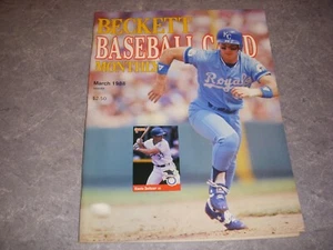 BECKETT BASEBALL CARD MONTHLY Magazine, #36, MARCH 1988, ROGER CLEMENS! - Picture 1 of 2